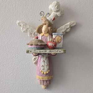 Kurt Adler Pink Kitchen Angel Wall Decor